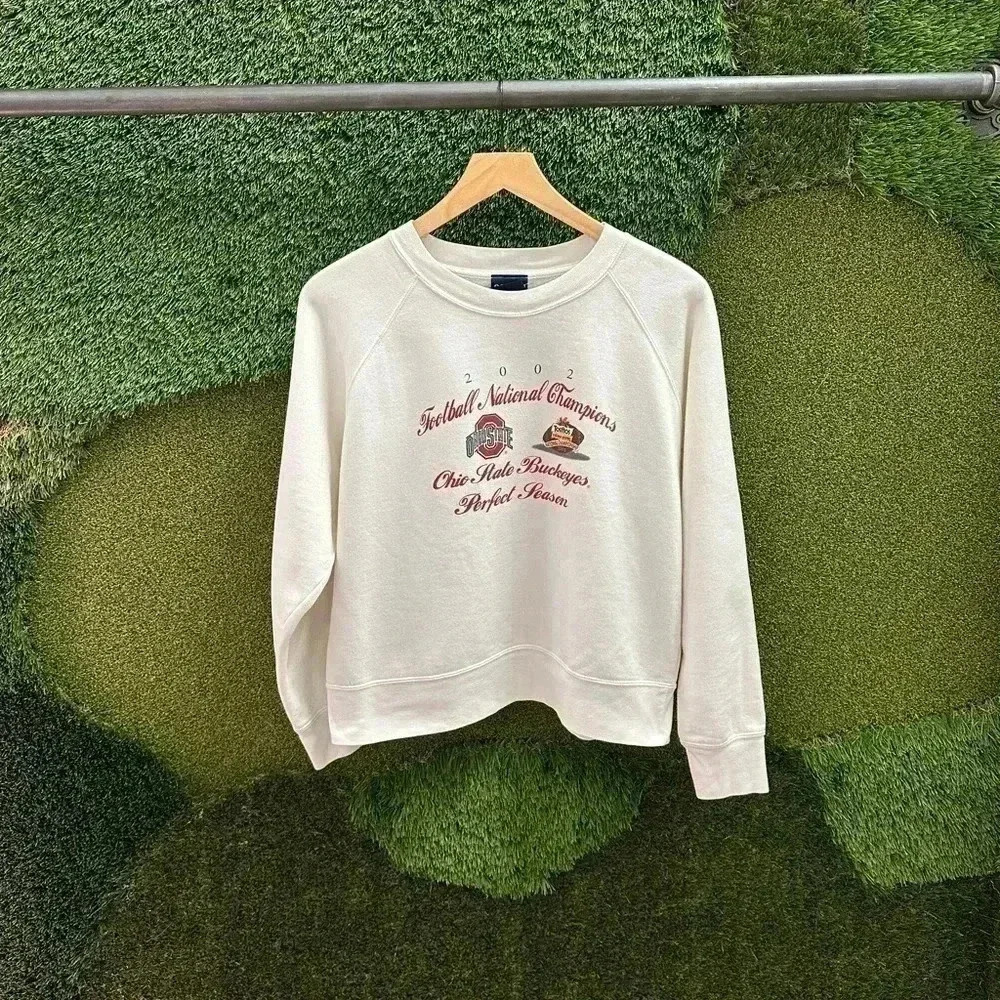 Vintage Ohio State Buckeyes Perfect Season Crewneck Large